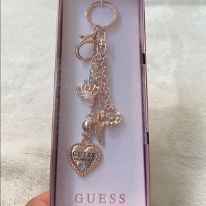 New Guess Rose Gold Keychain